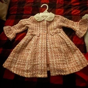 NWOT NANNETTE BABY 2 piece set DRESS WITH JACKET.New never worn size 6-9 months.